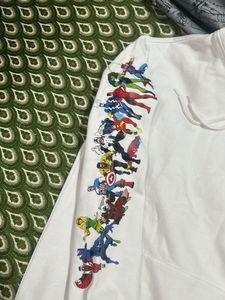 Marvel Comics White Hoodie