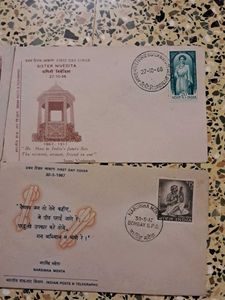Vintage Indian First Day Covers - Set of 4