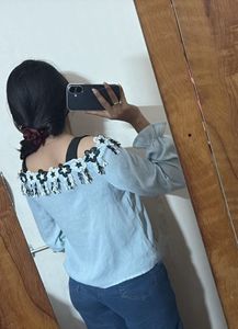 Sky Blue Pinterest Top