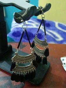 Black jaipuri Earrings