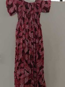 Floral Print Maxi Dress