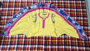 Yellow Anarkali Style Kurta