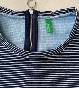 UCB Striped Long Sleeve Sweatshirt