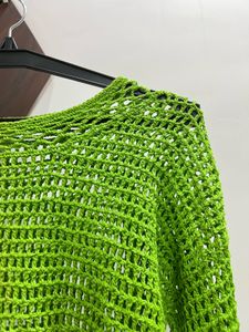 Green Crochet Top