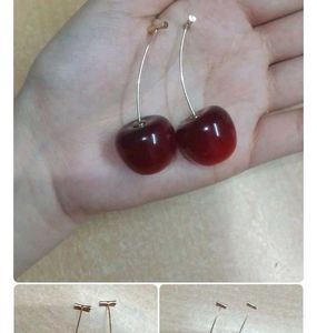 Cherry Drop Earrings