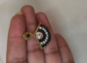 Elegant Gemstone Fan Earrings