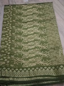 Green Colour Fabulous Saree.
