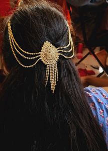 Gold Rhinestone Headpiece