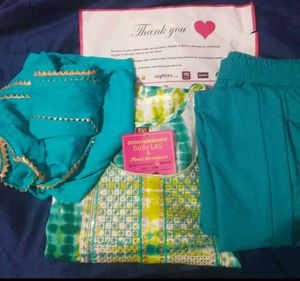 Green Kurta Set
