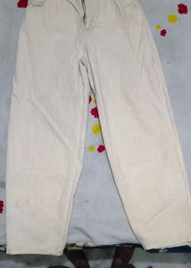 Casual Beige Pants