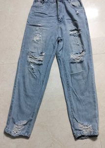 Ripped Light Wash Jeans