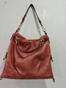 Coach Leather Shoulder Bag