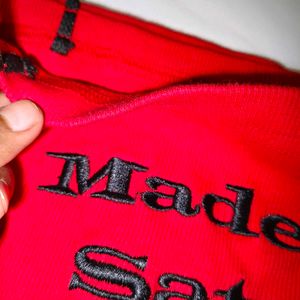 Red &#39;Made by Satan&#39; Tank Top ❤️