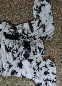 Square Neck Puff Sleeve Dress For Women 👗