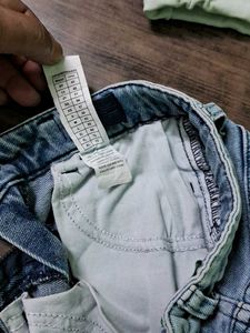 Cute Kids Outfit: Top &amp; Denim Skirt