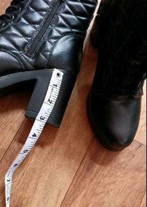 Quilted Lace Up Boots