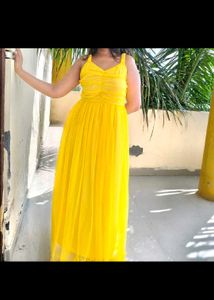 Yellow Dress Maxi Gown
