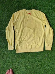 Puma Yellow Sweatshirt