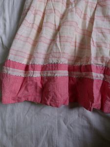 Beautiful Pink And White Ethnic Lehanga