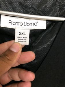 Pronto Uomo Black Waistcoat