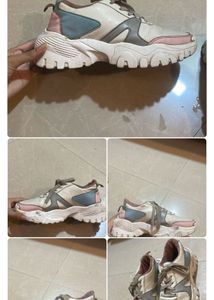Brown bellies and white sneakers combo