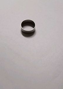 Minimalist silver tone ring | Size 17 | Unisex