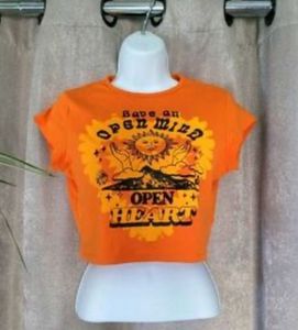 Orange Cropped Top H&M