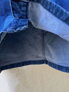 New 😍Denim Button-Front Mini Skirt