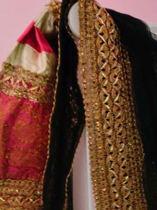 Black Embroidered Kurta Set