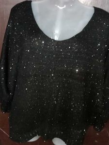 Sparkly Black Top