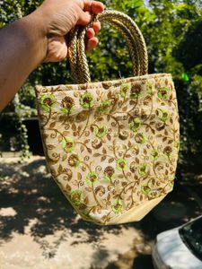 Ethnic Potli Bag With Free Earrings