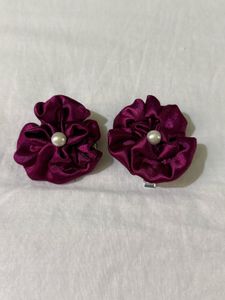 Floral Hair Clips (set of 3)