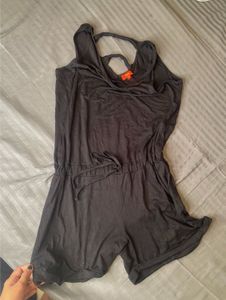 short blck jumpsuit