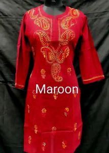 Elegant Maroon Kurta