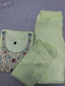 Yellow Chanderi Cotton Woven Design Kurta Sets 😍