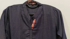 Denim Kurta
