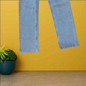 Women blue straight jeans size 26 (O-74)