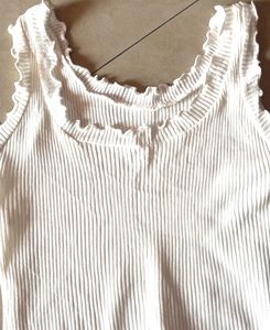White Crop Top