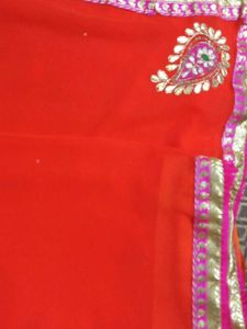 Gota Patti Work Saree