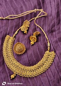 Gold Plated Necklace Set