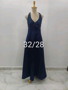 Elegant Navy Blue Maxi Dress