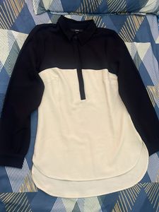 Elegant Color Block Blouse