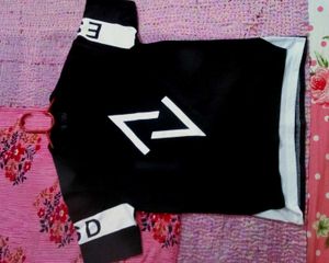 Black Graphic Print T-Shirt