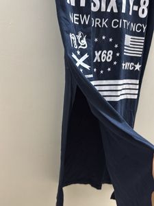 Navy 'NY 68' Graphic T-Shirt Dress