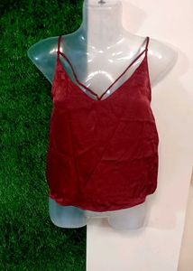Bershka V-Neck Cami Top
