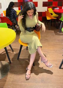 Stylish Green long bodycon dress