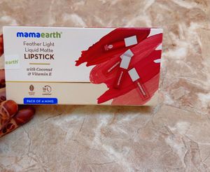 Mama earth 4 Minis Liquid Matte Lipstick 💄