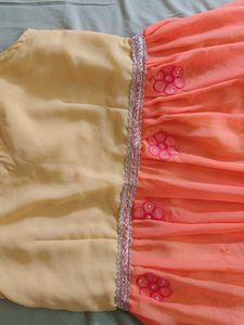 Cute Orange &amp; Yellow Dress