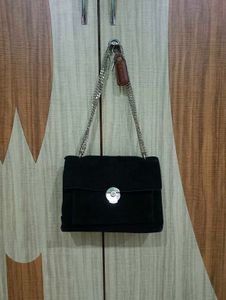 Mango Chic Black Handbag