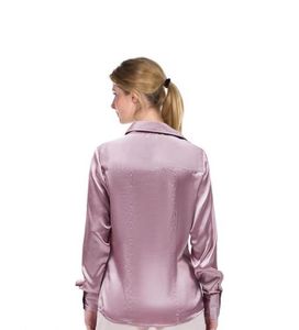Luxurious Pink silk Classy Shirt   Size-L